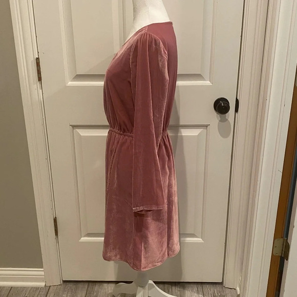 New! J. Crew Velvet Tulip Hem Faux Wrap Dress nwt 16308 - Picture 7 of 15